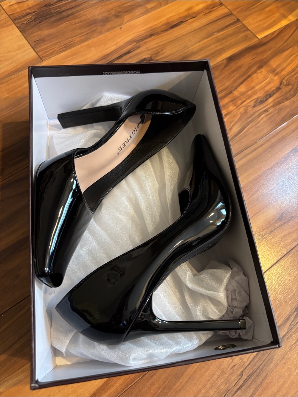 Women's Black Patent High Heel Pumps
